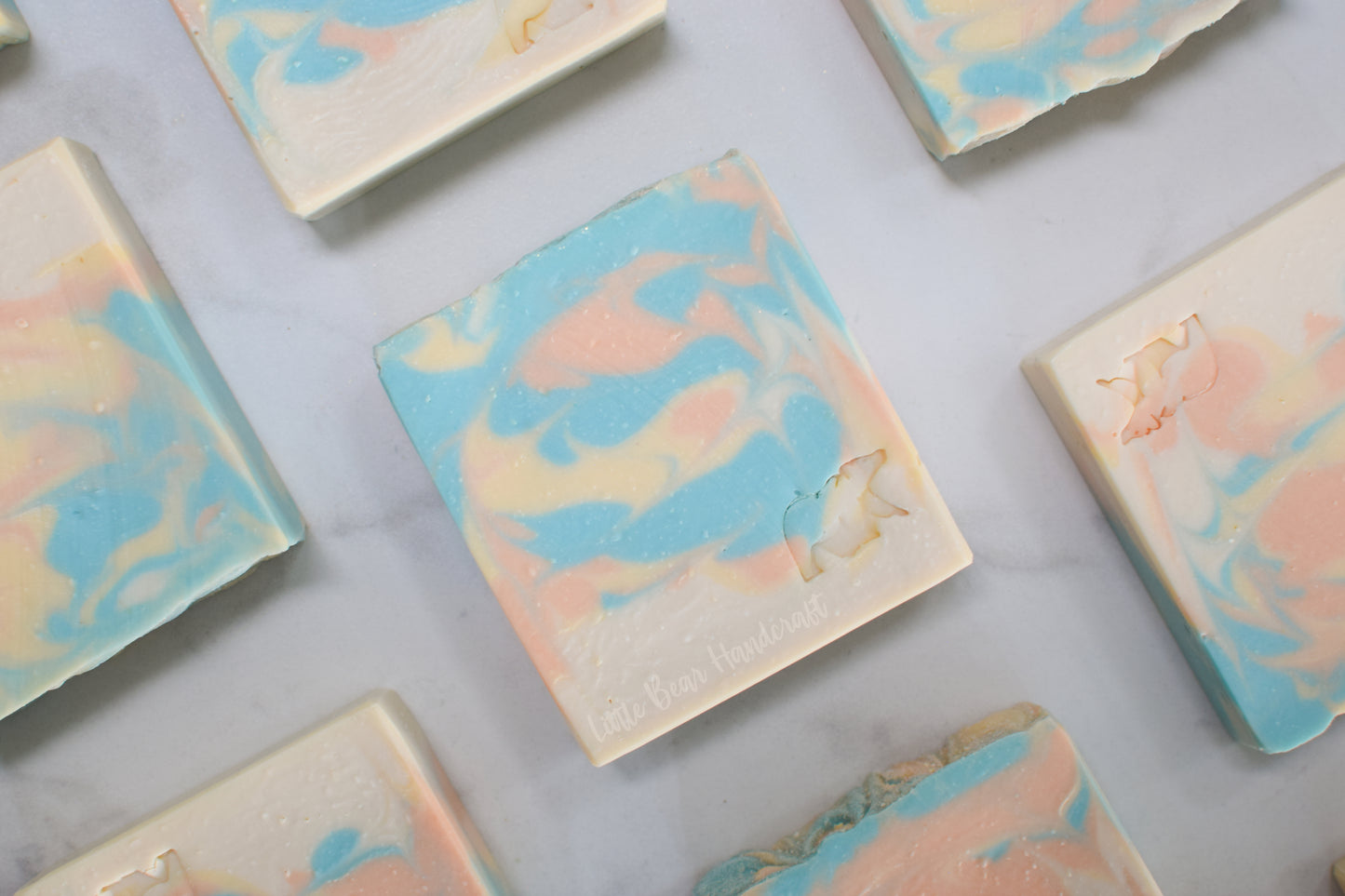 Spring Beach Day Pastel Swirls