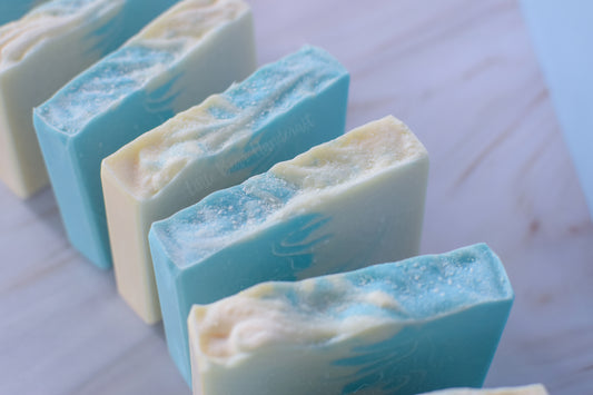 Window Seat Views Swirled Soap