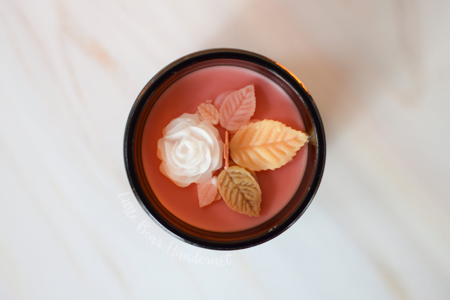 Falling for Fall Decorated Wood Wick Candle