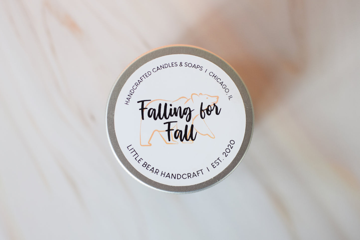 Falling for Fall Decorated Wood Wick Candle