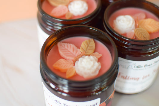 Falling for Fall Decorated Wood Wick Candle