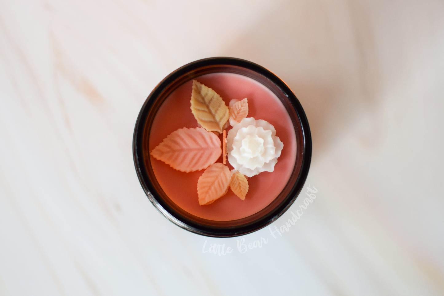 Falling for Fall Decorated Wood Wick Candle