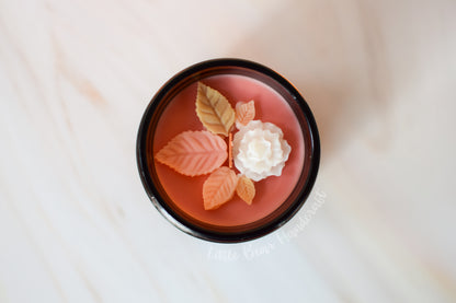 Falling for Fall Decorated Wood Wick Candle