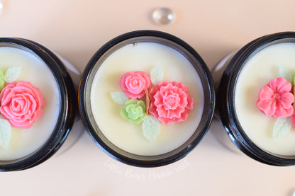 Apple & Sage Decorated Wood Wick Candle