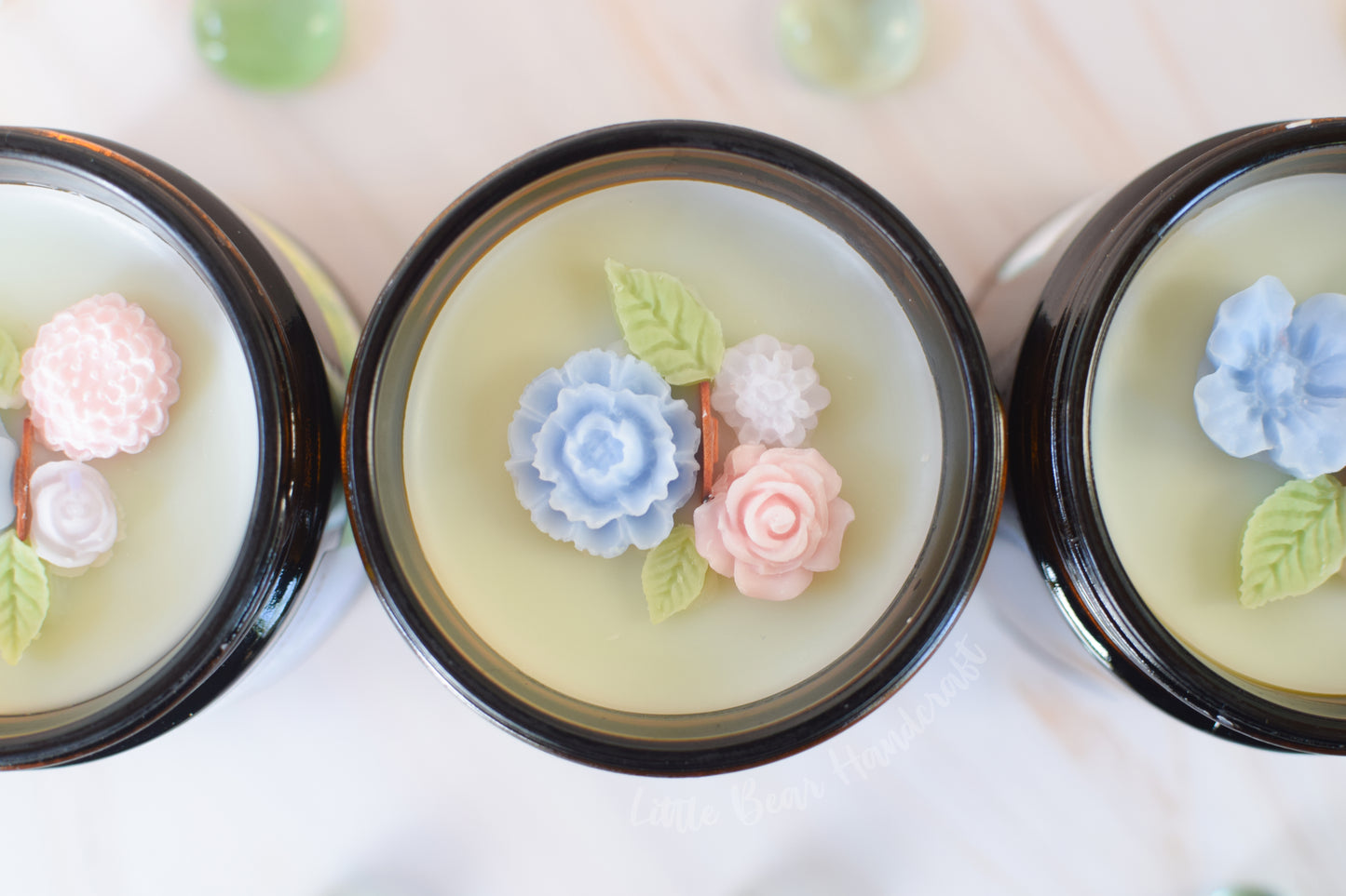 Wishes Under the Willow Decorated Wood Wick Candle