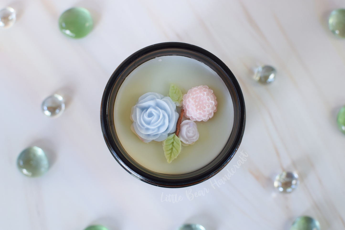 Wishes Under the Willow Decorated Wood Wick Candle