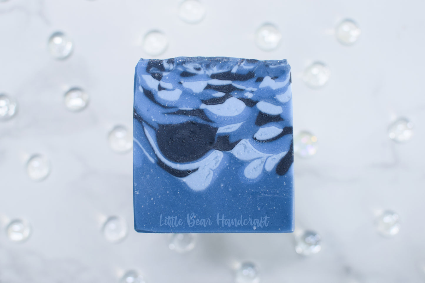 Blue Lakeside Droplets Soap