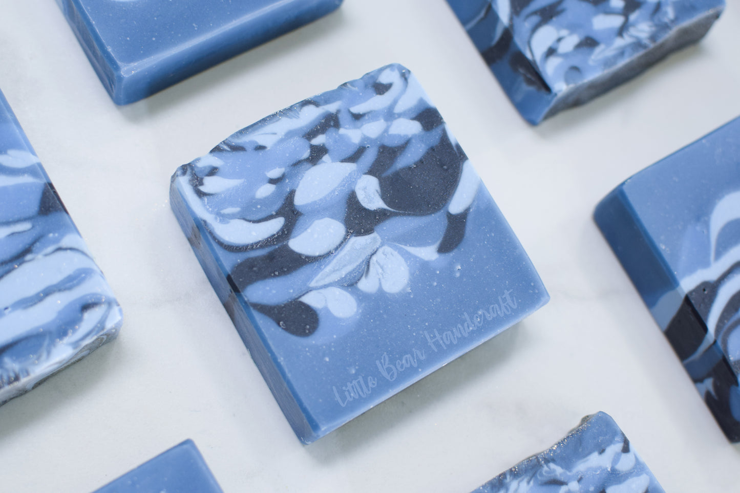 Blue Lakeside Droplets Soap