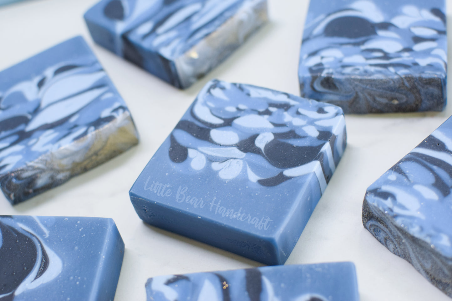 Blue Lakeside Droplets Soap