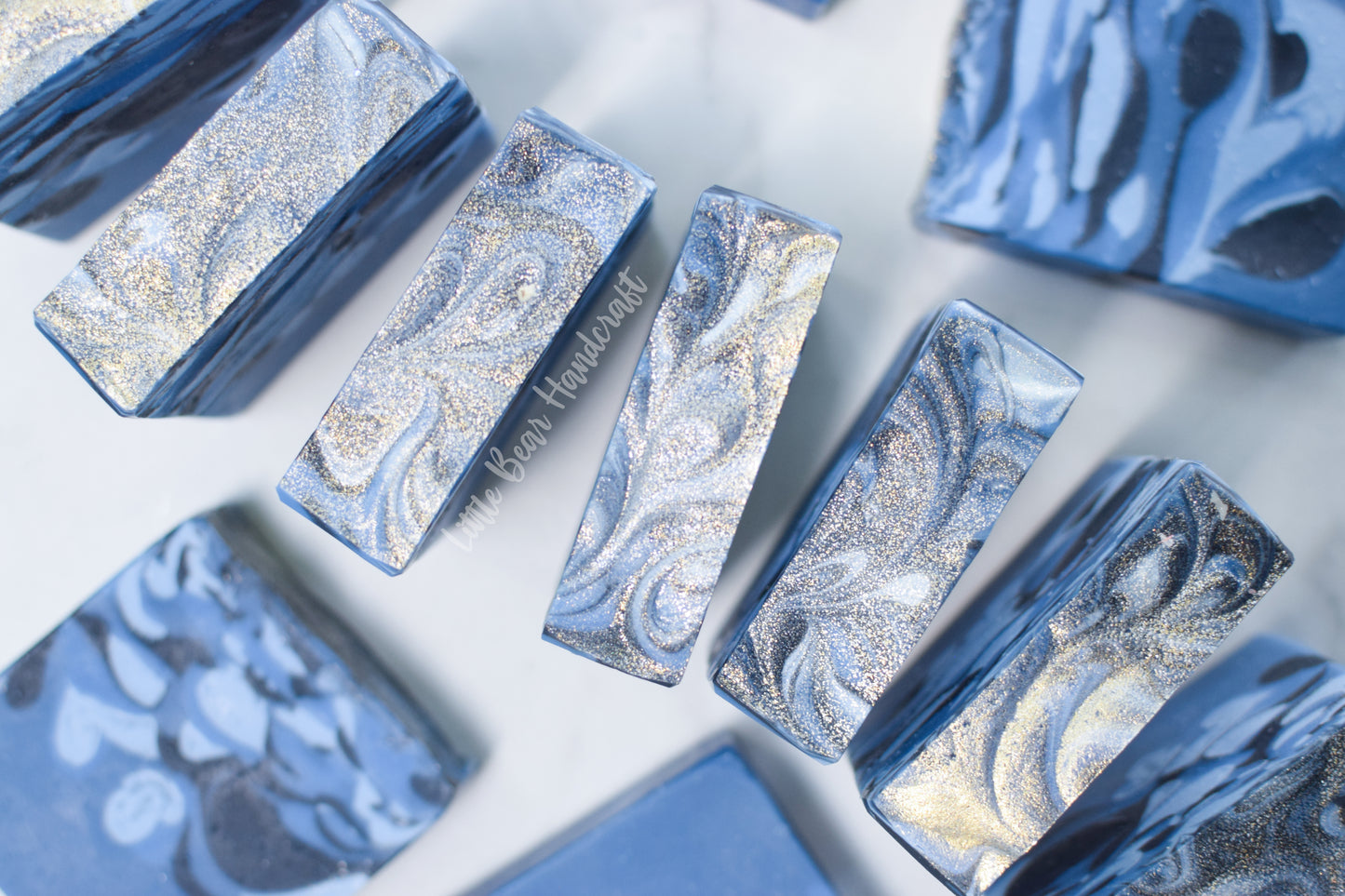 Blue Lakeside Droplets Soap