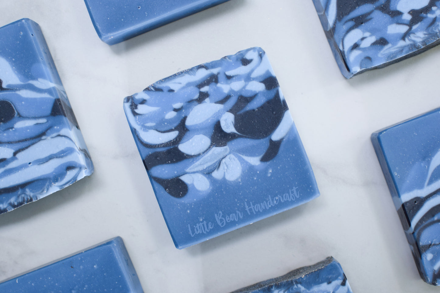 Blue Lakeside Droplets Soap