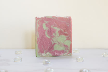 Coriander and Salted Olive Swirled Soap