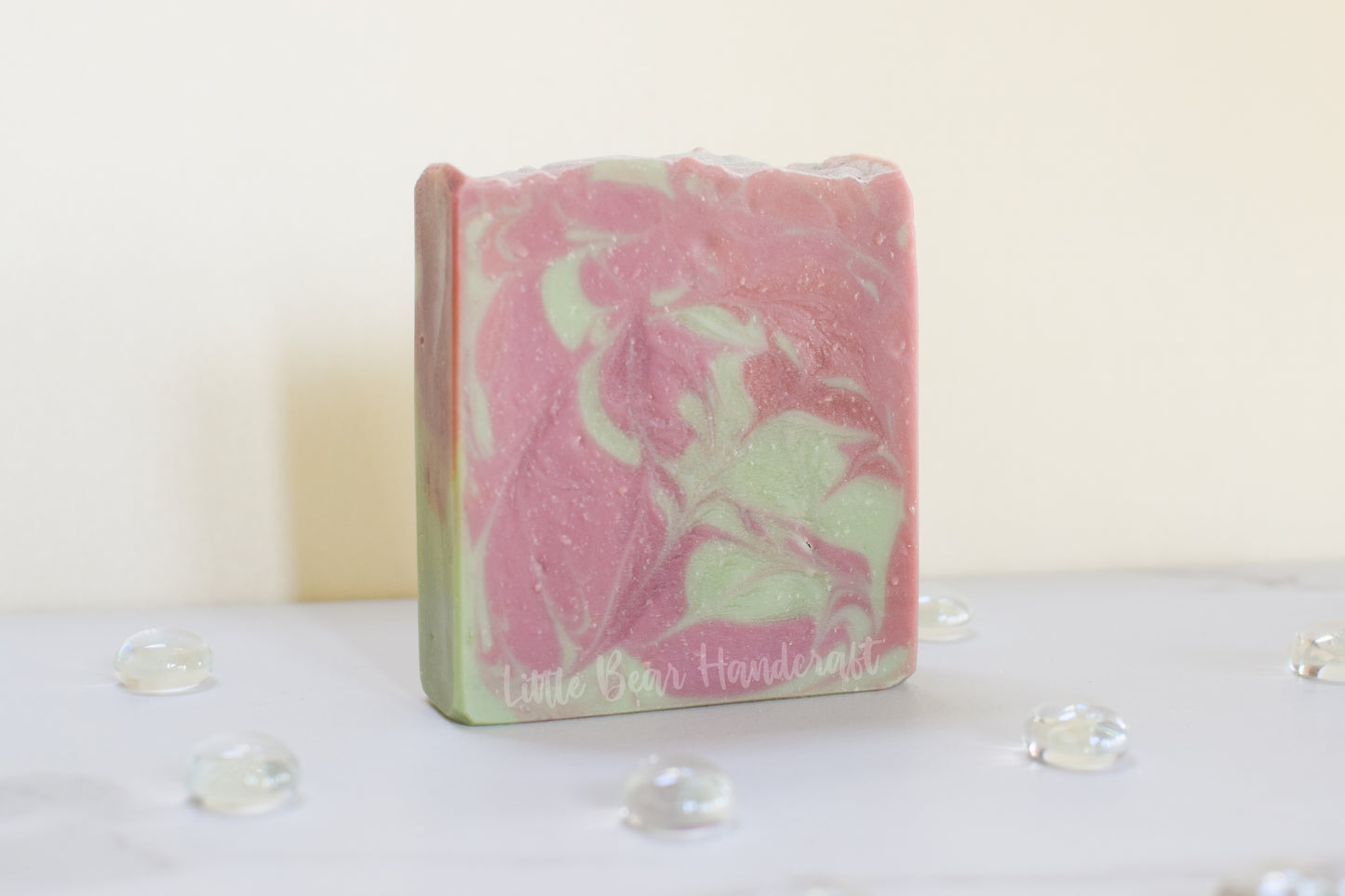 Coriander and Salted Olive Swirled Soap