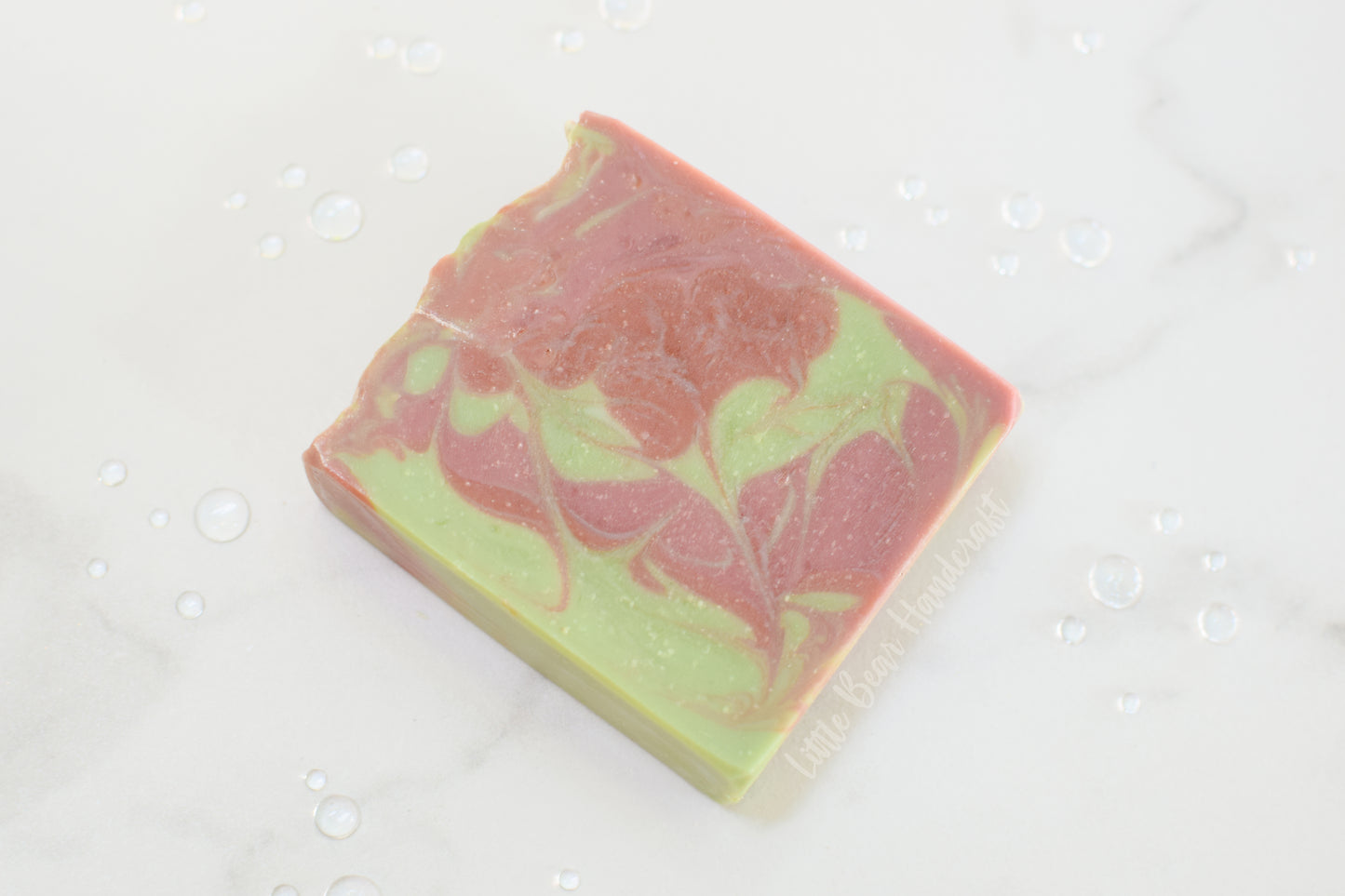 Coriander and Salted Olive Swirled Soap