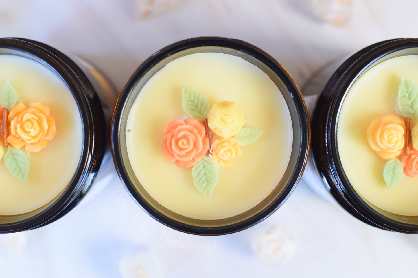 Divine Embers Decorated TTRPG Wood Wick Candle