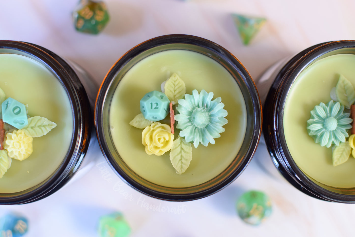 Ranger's Refuge Decorated TTRPG Wood Wick Candle