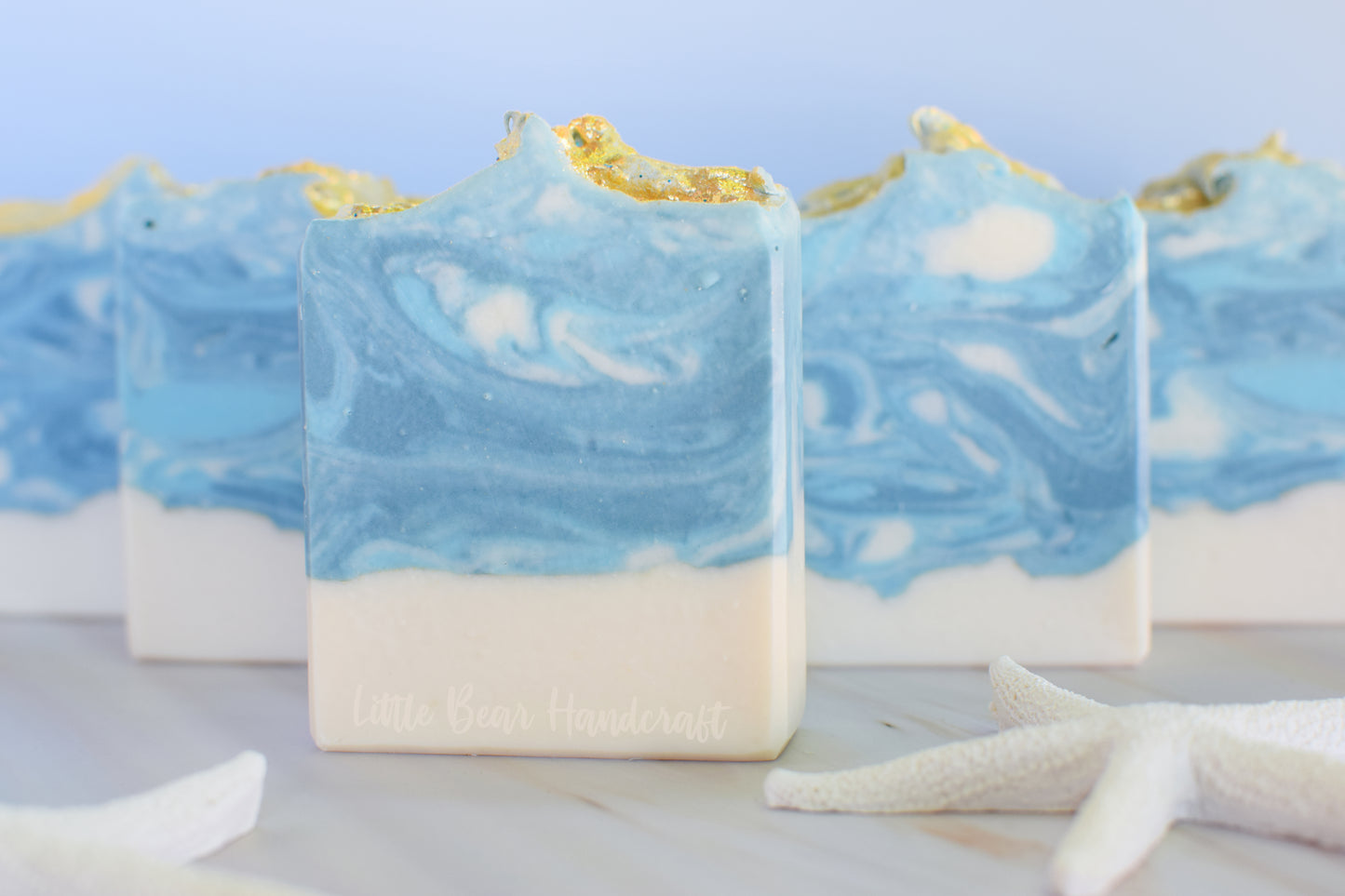 Ocean Mist Marble Swirled Soap