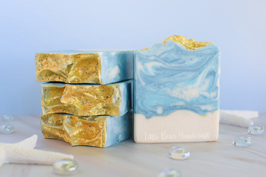 Ocean Mist Marble Swirled Soap