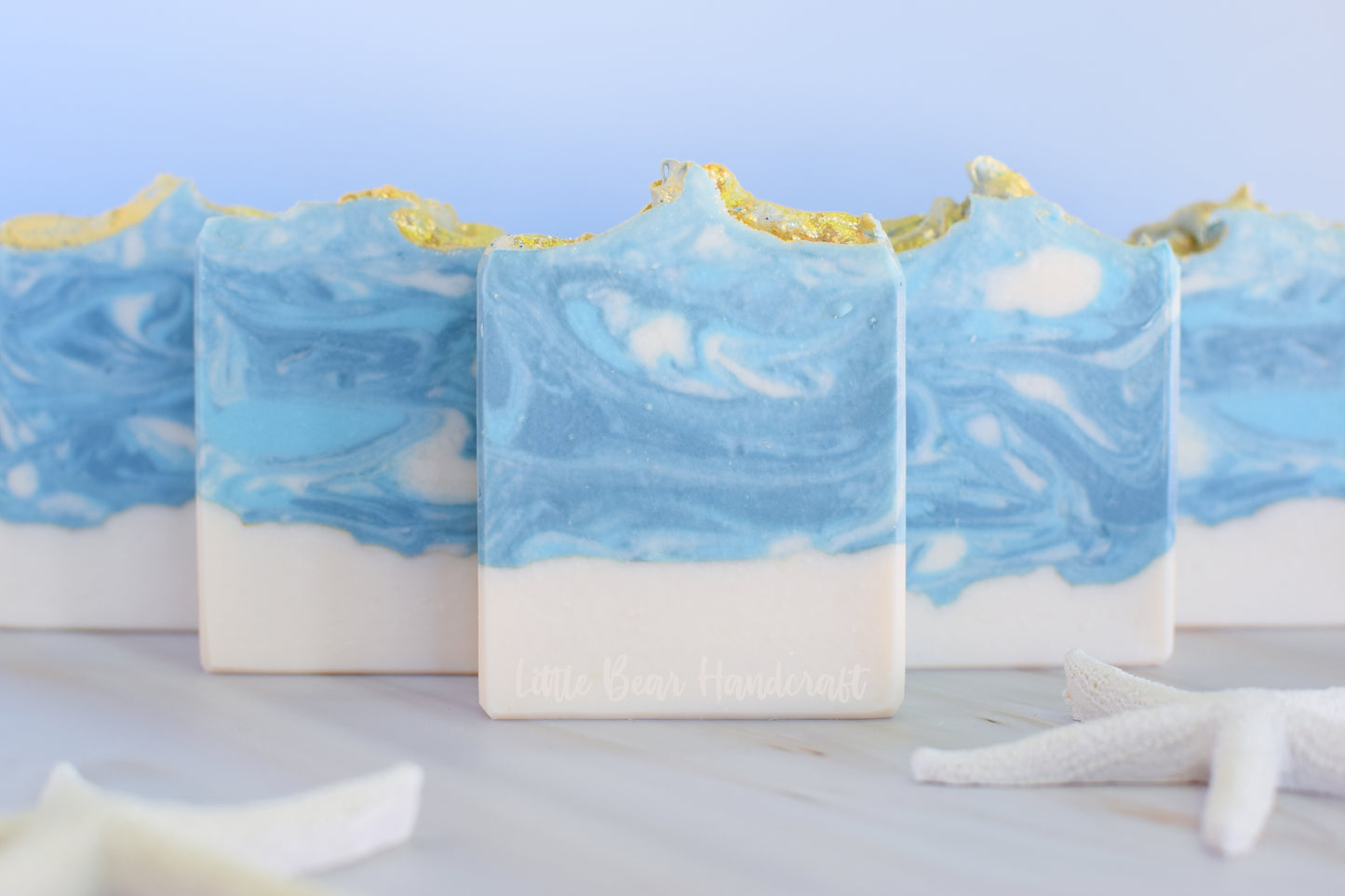 Ocean Mist Marble Swirled Soap