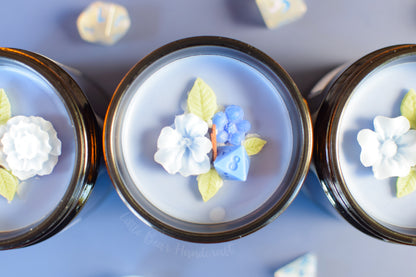 Spellbound Sanctum Decorated TTRPG Wood Wick Candle