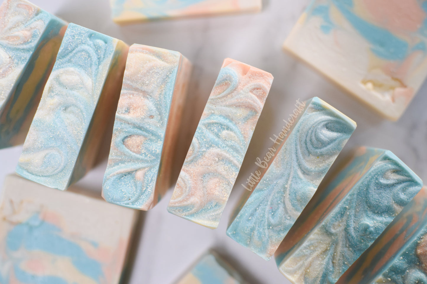 Spring Beach Day Pastel Swirls