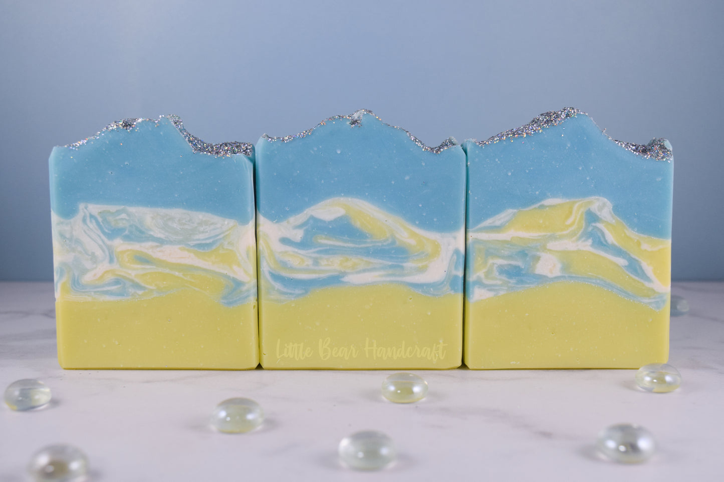 Summer Soda Pop Tropical Swirls Soap