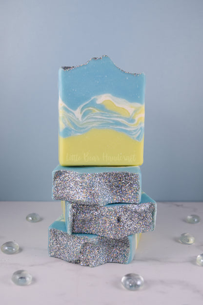 Summer Soda Pop Tropical Swirls Soap