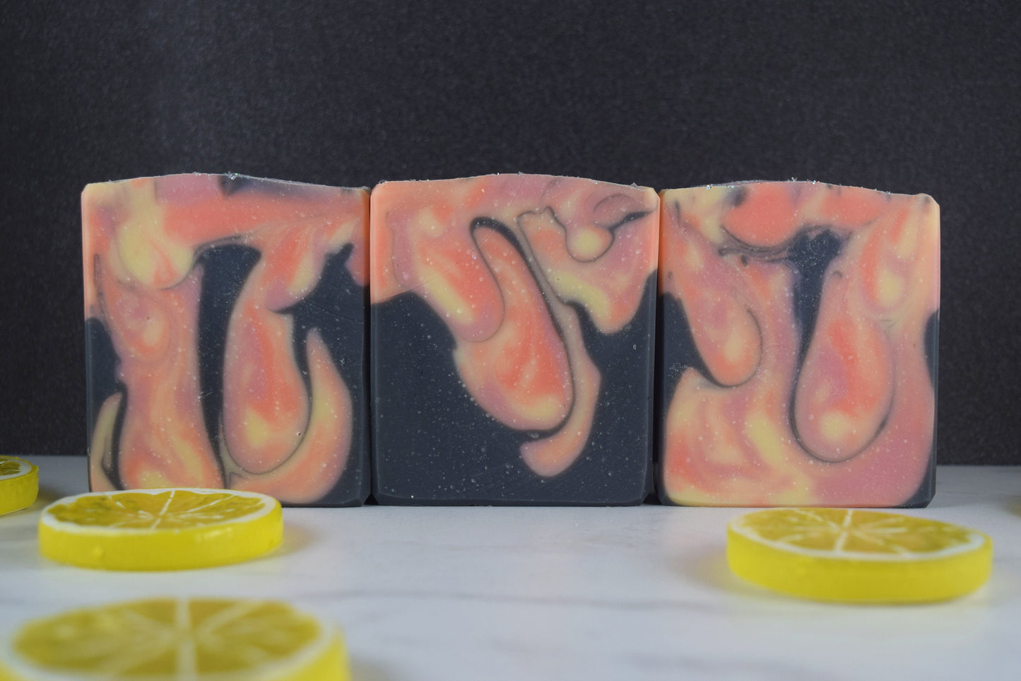 Raspberry Lemonade Lava Lamp 1970s Swirled Soap