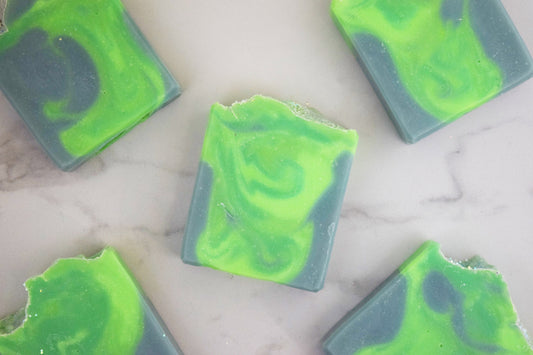 Wicked Witch of the West Lime Swirl Soap