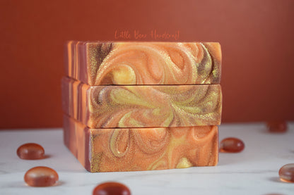 Fresh Fallen Leaf Tiger Swirled Soap