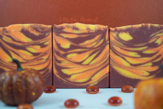 Fresh Fallen Leaf Tiger Swirled Soap