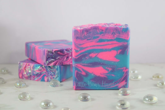 Cotton Candy Sherbert Swirled Pride Soap