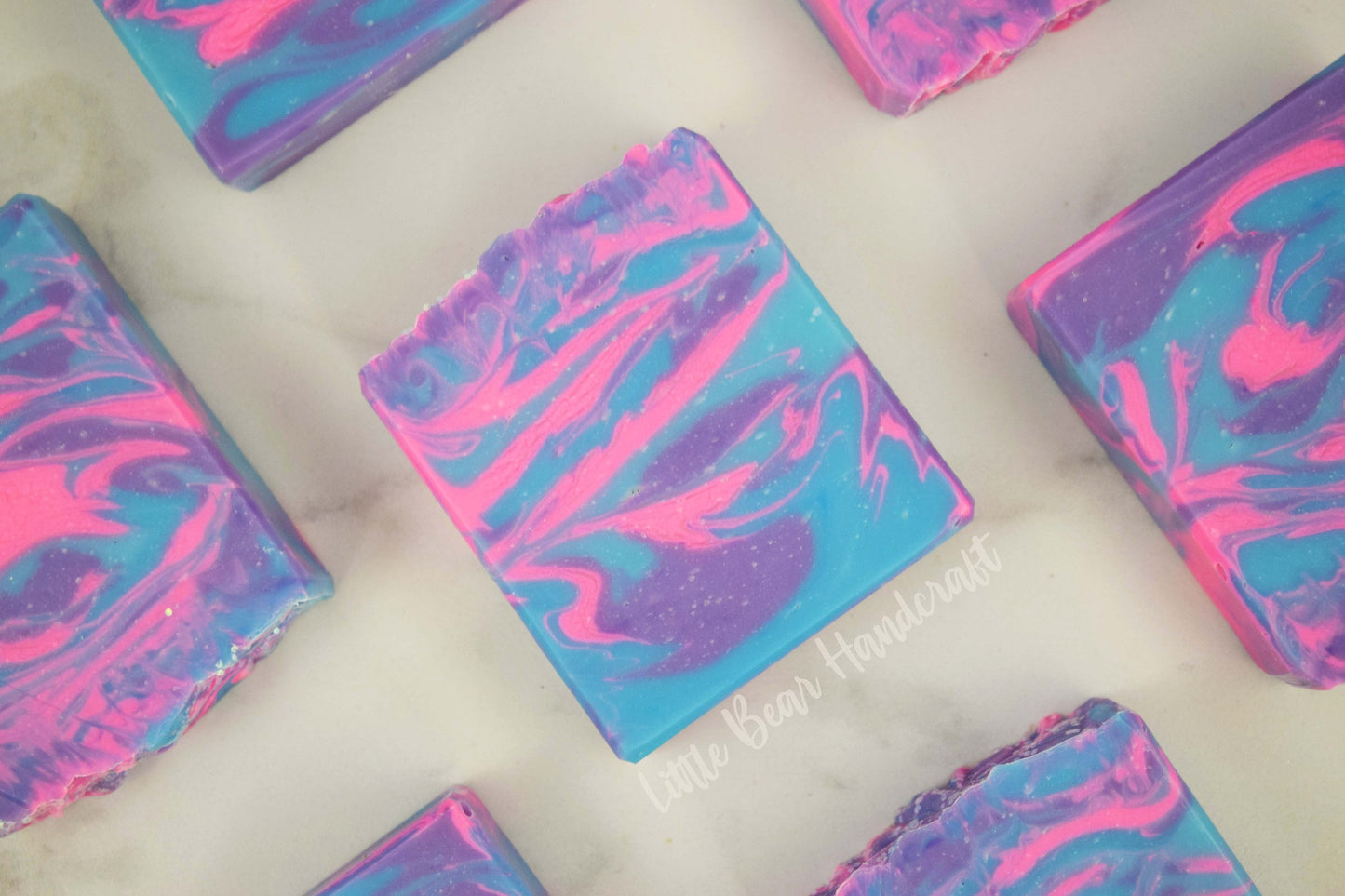 Cotton Candy Sherbert Swirled Pride Soap