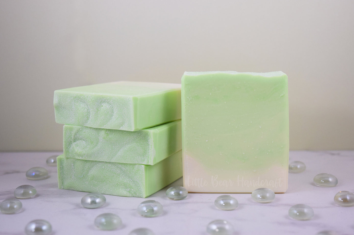 Calming Cucumber Pastel Green Ombre Soap