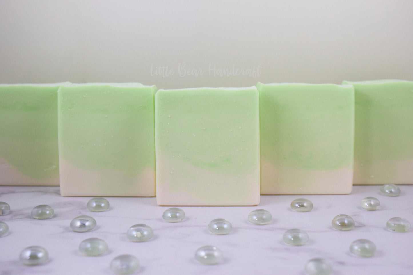 Calming Cucumber Pastel Green Ombre Soap