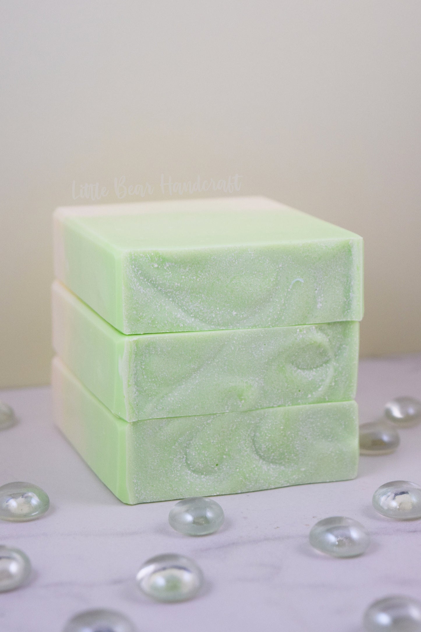 Calming Cucumber Pastel Green Ombre Soap