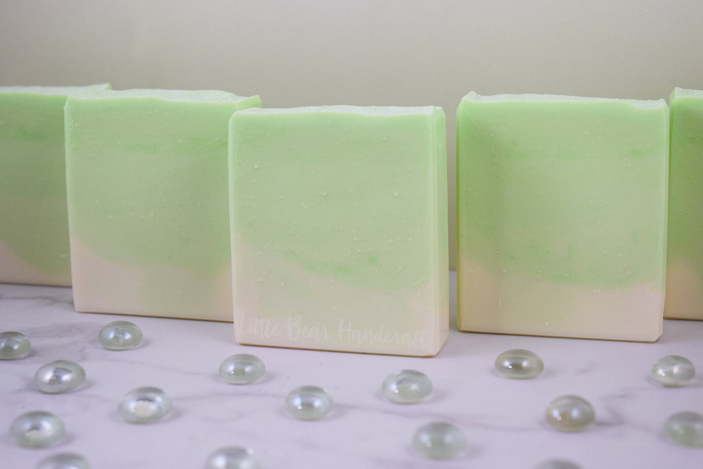 Calming Cucumber Pastel Green Ombre Soap